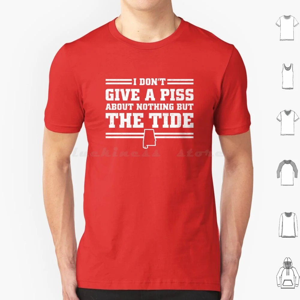 No me importa ni una mierda excepto la marca Tide: camiseta divertida de fútbol americano, camiseta de algodón 6xl, camiseta genial de fútbol americano, fútbol americano universitario de Alabama