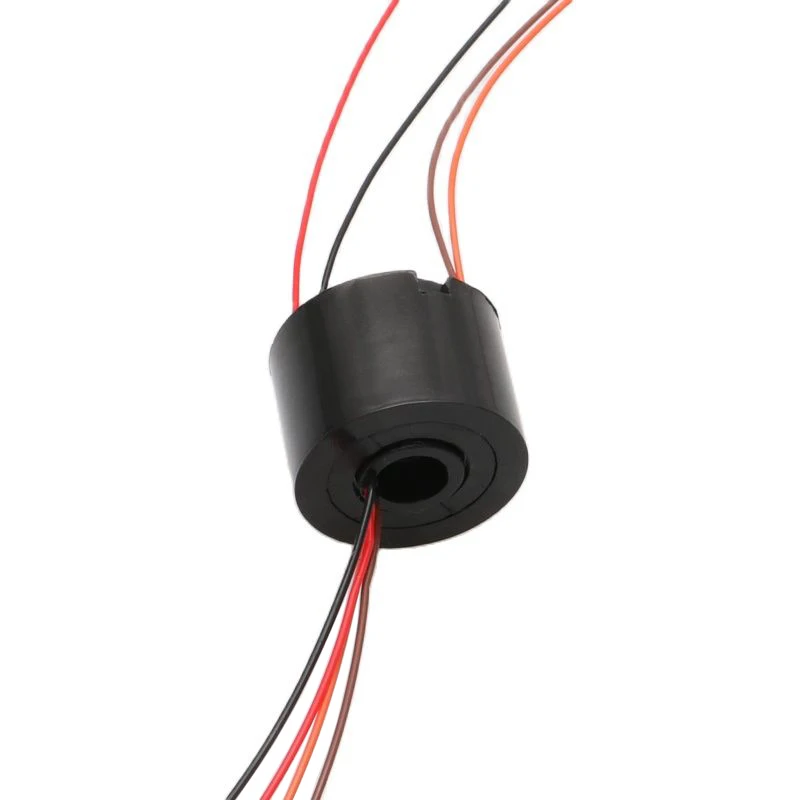 2/4/6 Channel Bore Slip Ring Through Hole Dia.7mm 1.5A Electric Conductive Slipring Hollow Shaft