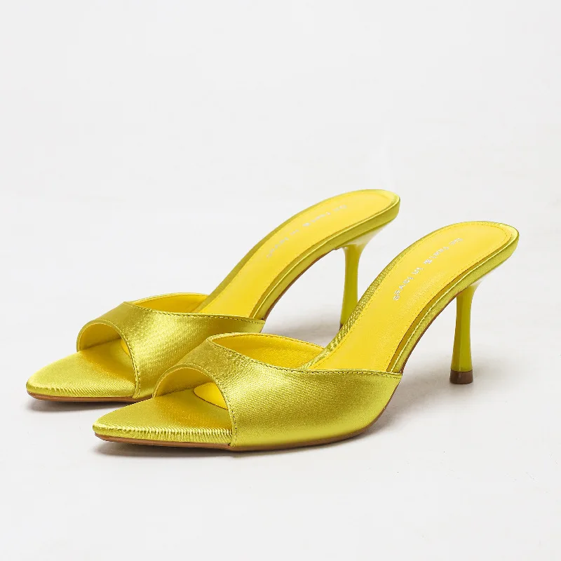 2026 Summer New Pointed Exposed Toe Multi-color High-heeled Sandals Women High Heels Fashion One-piece Slippers Stiletto Pumps