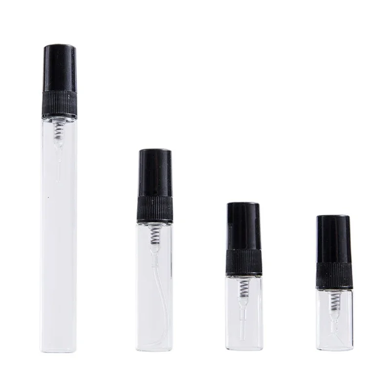 ポータブルガラススプレーボトル,詰め替え可能なアトマイザー,トラベルコンテナ,16個