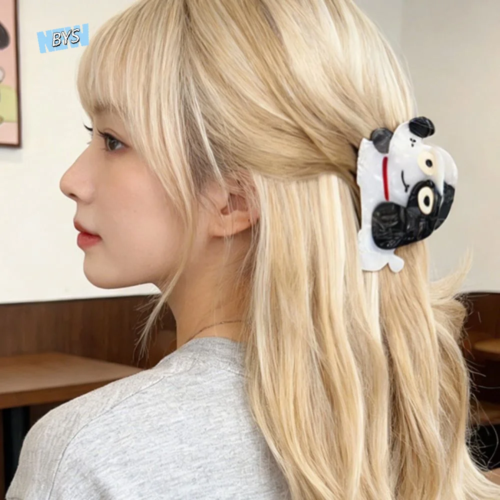 

Funny Korean Style Cartoon Animal Hair Clip Lovely Creative Puppy Hair Claw Hair Accessories Headwear Geometry Shark Clip Travel