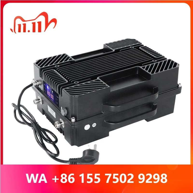 Lintratek 3g 4g Commercial 2w Mobile Network 900 1800 2100mhz Amplifier High Poower 1km Outdoor Gsm Fiber Optic Repeater