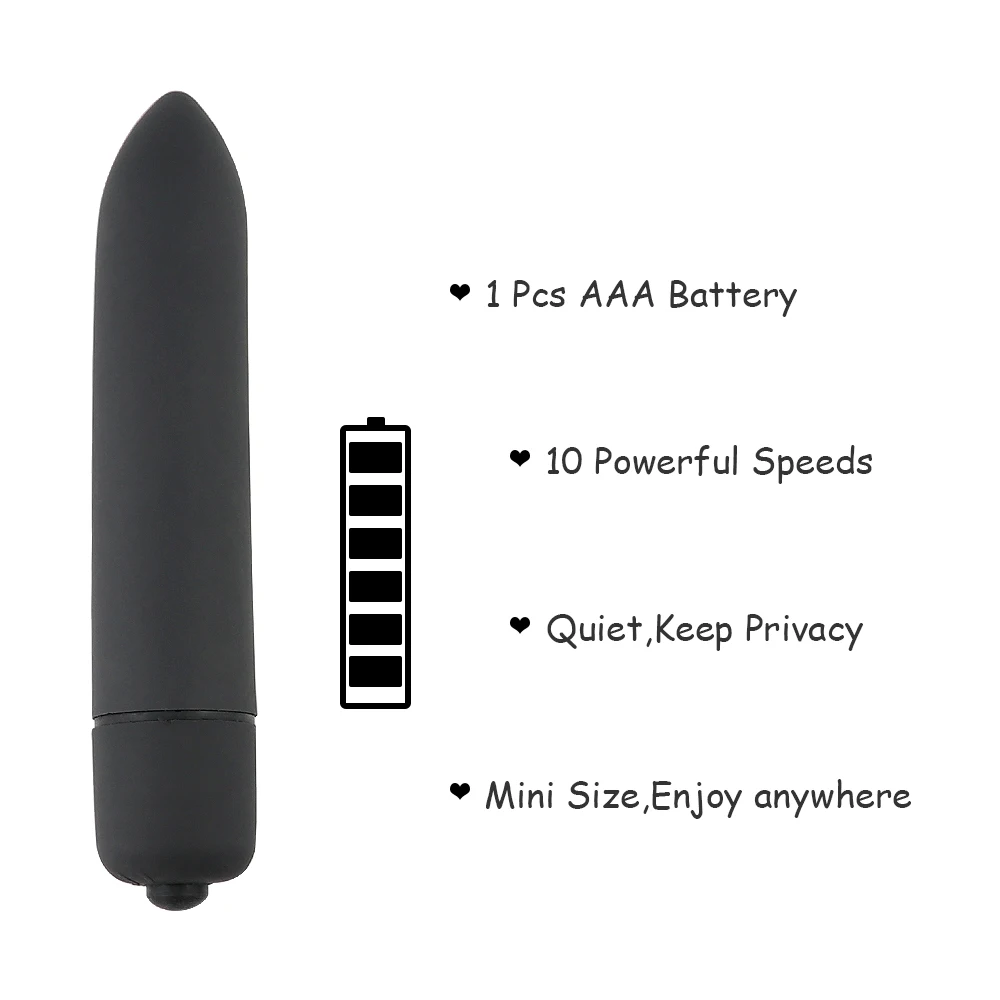 Mini Dildo Vibrating Bullet Female Sex Toy AAA Battery Powered Waterproof Egg Vibrating Adult Sex Toy For Women