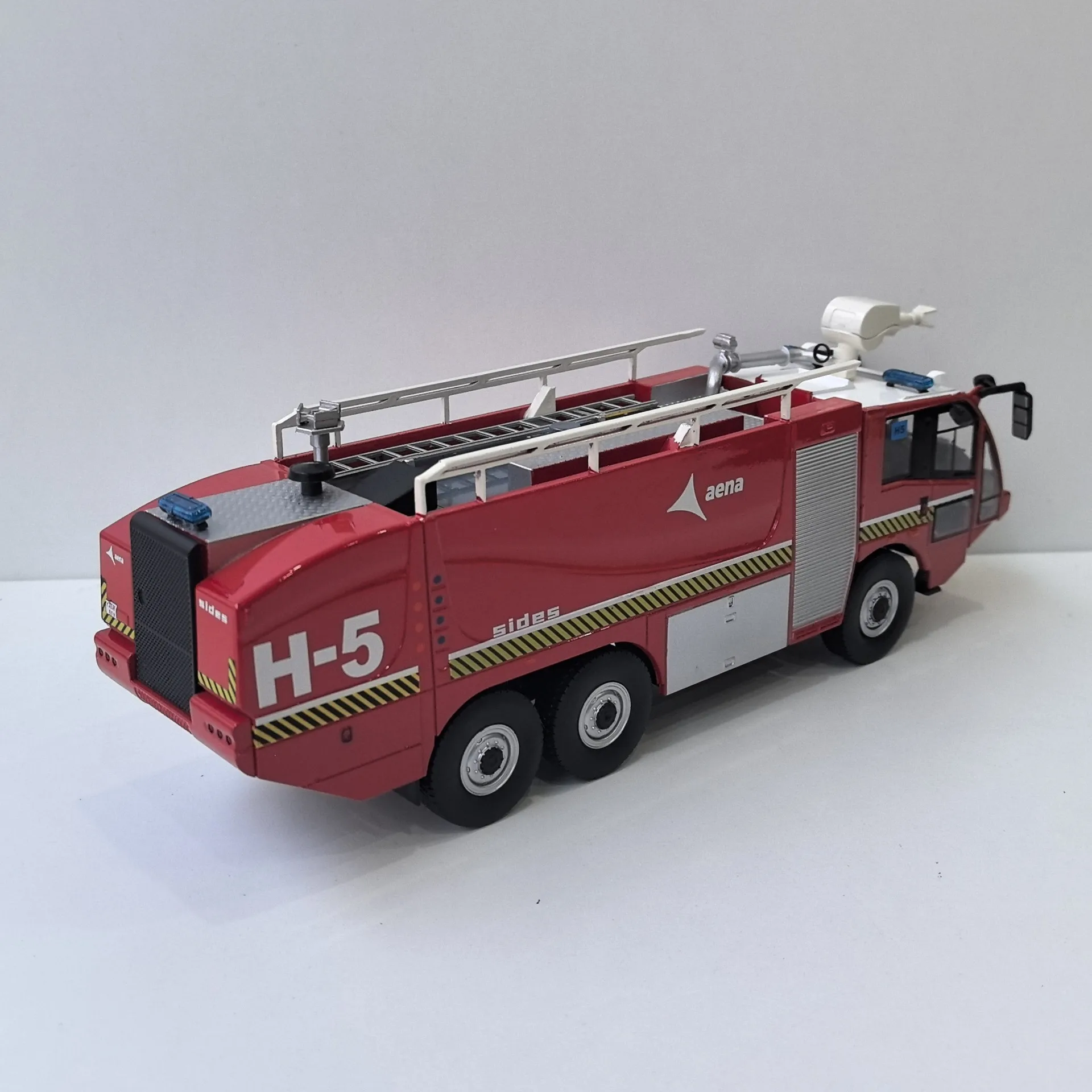 Diecast odeon escala 1:43 lados s3x aina H-5 modelo de carro de liga de motor de bombeiros brinquedo colecionável presente lembrança exibição ornamento