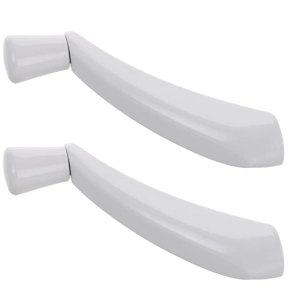 2Pcs Manual Window Crank Handle Heavy Duty Metal Spline Socket Regulator Replacement for Car Door Home Rv Boat Smooth Operation