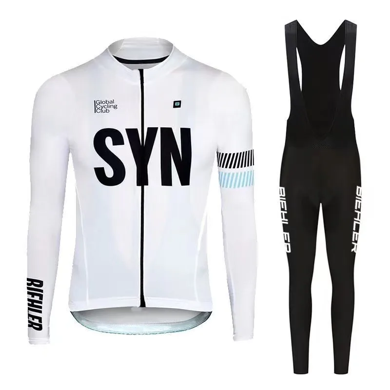 Synful 2023 Spring & Autumn Long Sleeve Cycling Clothing Set Mountain Bike Jersey