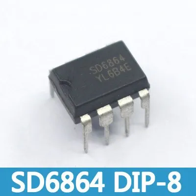 10PCS/lot SD6864 SD 6864 DIP-8 original In Stock