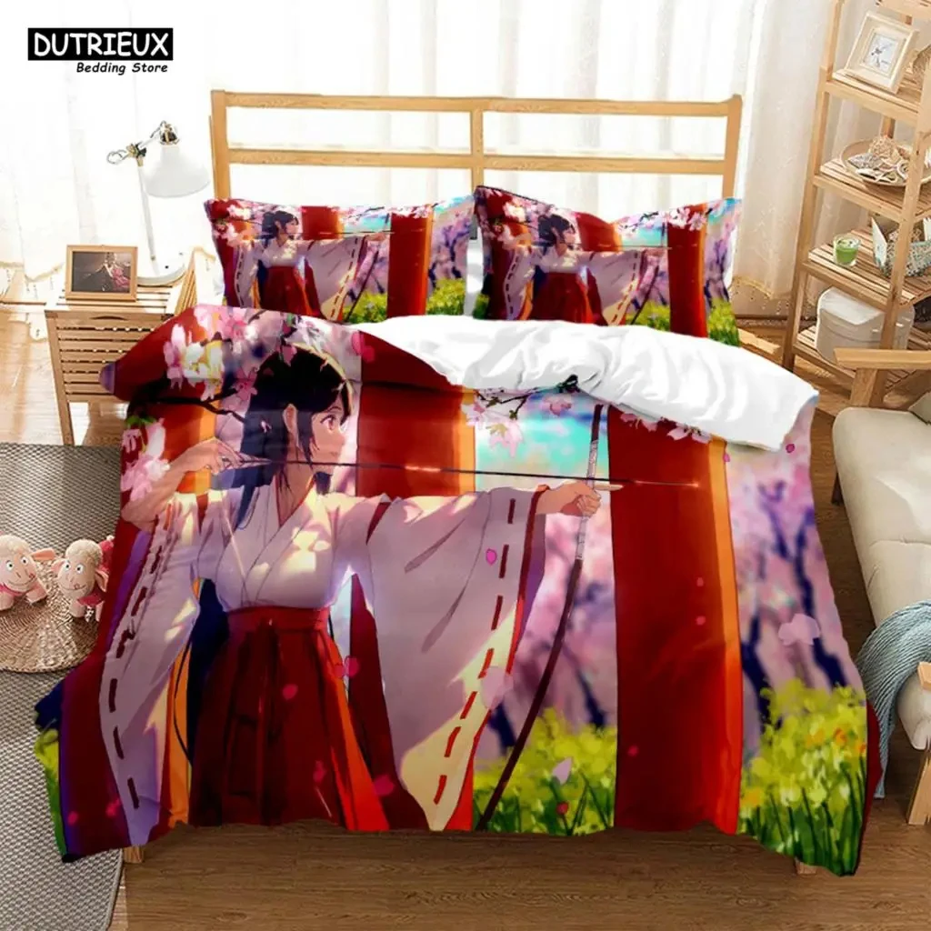 

Fashionable Cartoon Printed Bedding Set Soft And Comfortable Customizable Comforter Bedding Sets Fashion Gift For Friends