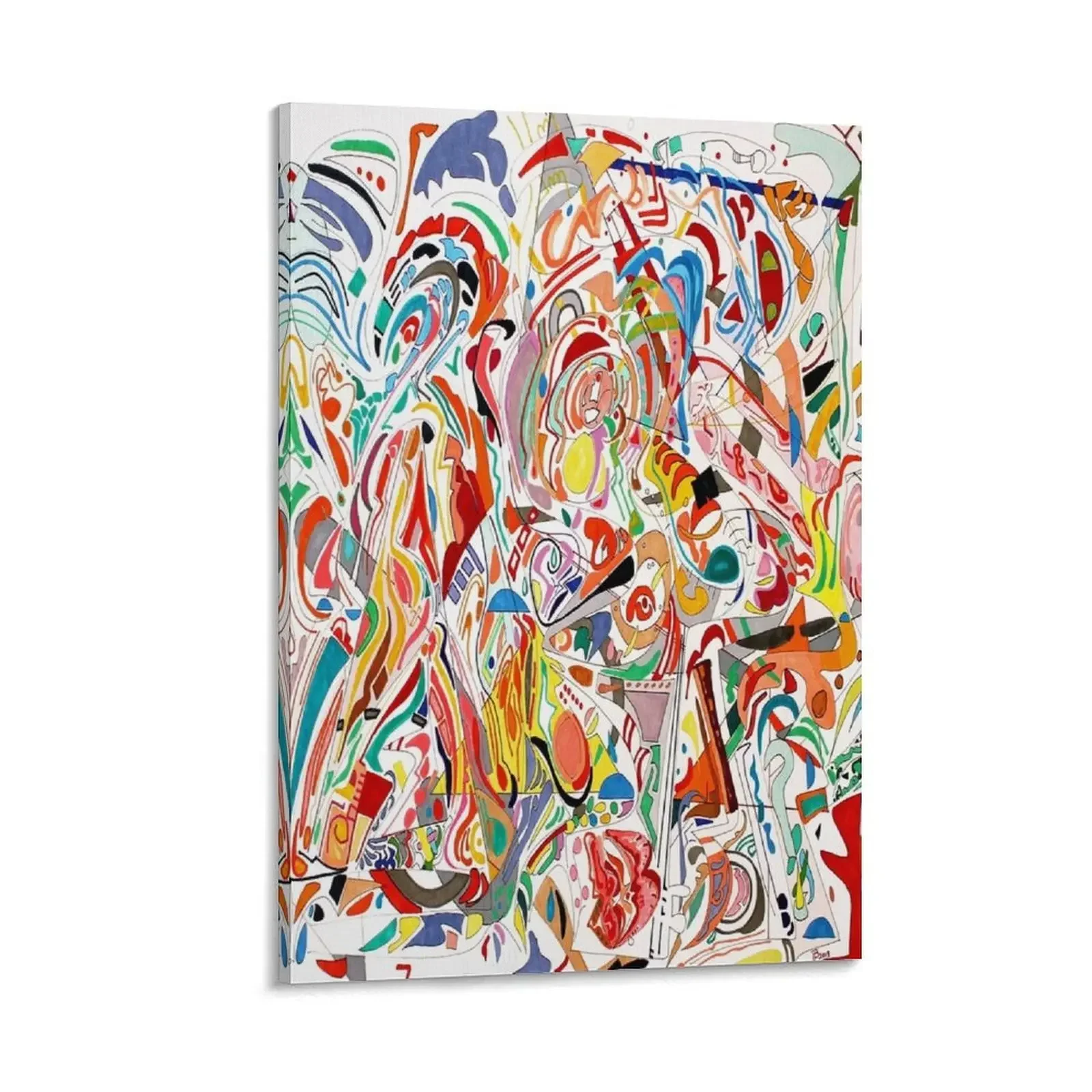 

A dalliance with Dali - shovelling the funk Canvas Painting Decoration for home office decoration poster mural