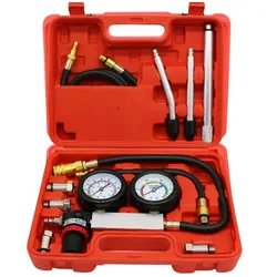 TU-21 Automobile Engine Cylinder Leak Tester Side Leakage Tool Detector with Pressure Gauge for Engine Leak Test