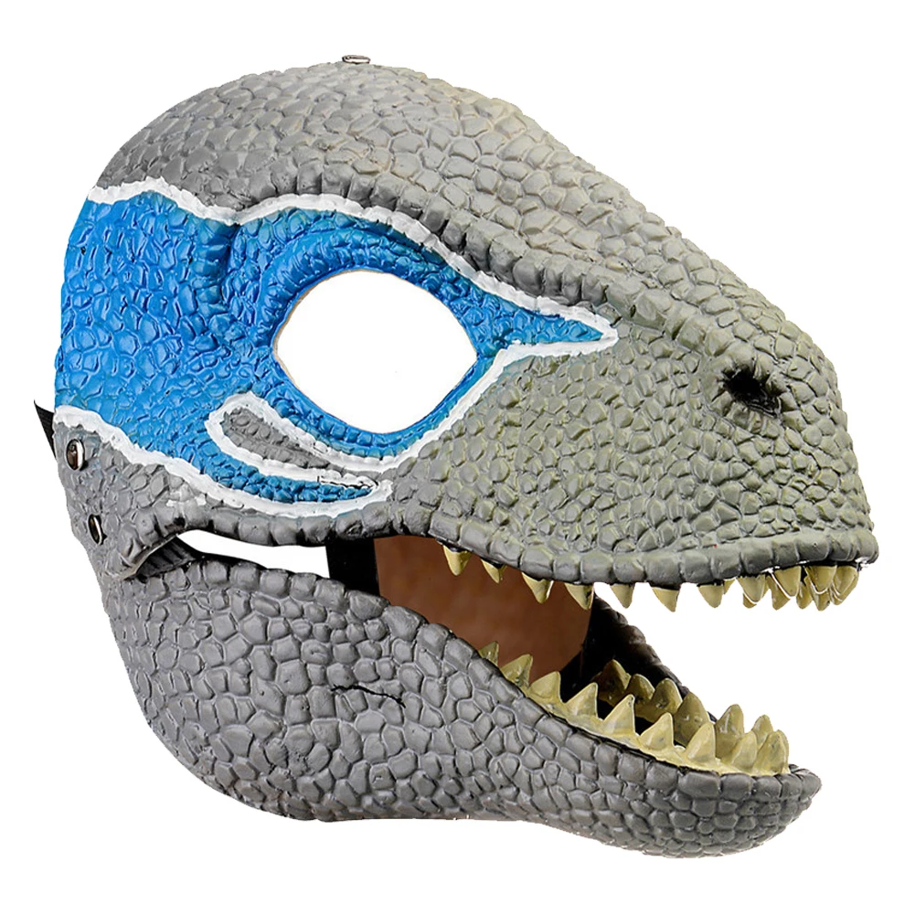 Juguetes de dinosaurio de mandíbula móvil, los mejores regalos, máscara de dinosaurio de Cosplay de Halloween, máscara de dinosaurio Raptor para fiesta, mascarada para niños