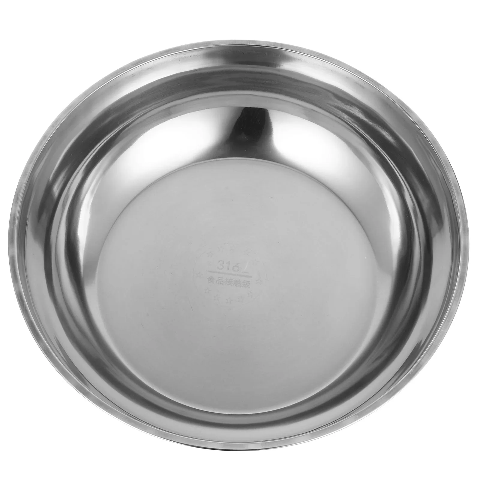 

Stainless Steel Basin Food Prep Bowl Metal Serving Dough Bowls Thickened For Kitchen Baking Cooking Food Prepping