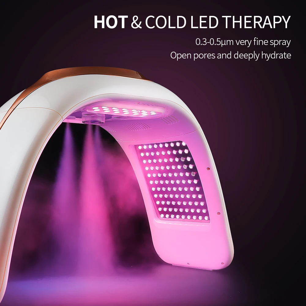 2022 7 Color Led PDT Bio-light Photon Light Therapy Facial Body Beauty SPA Skin Tighten Rejuvenation Wrinkle Remover Device