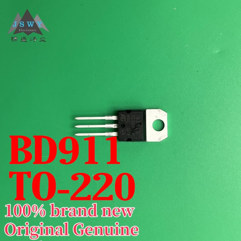 

(10/50pcs) BD911 TO-220 Darlington Transistor Brand New Authentic Electronics Free Shipping