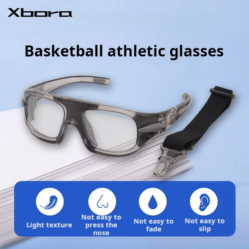 Xbora Sports Explosion-proof Basketball Eyeglasses Football Goggles Frame Protective Frame Men's and Women's Glasses 036