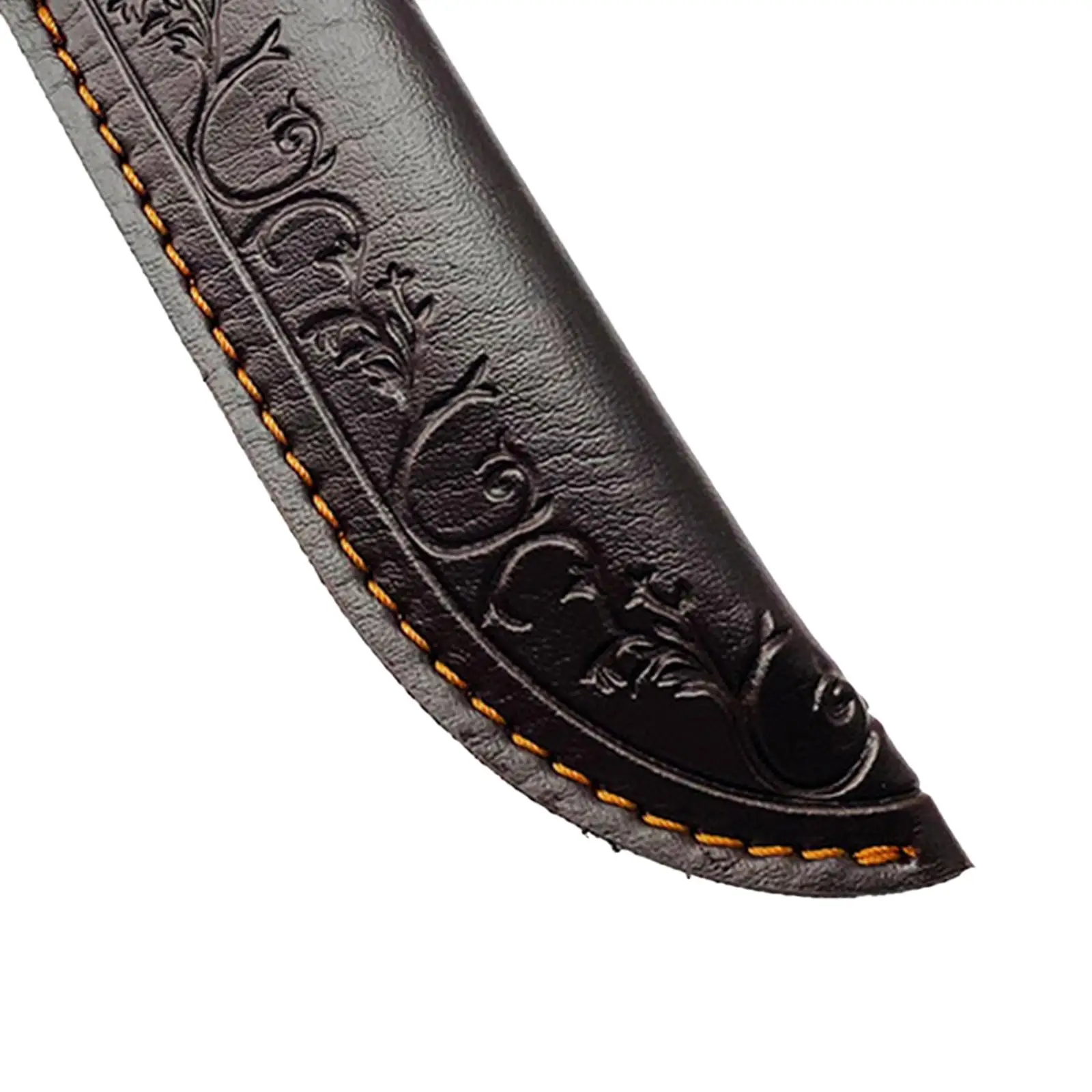 Sturdy PU Leather Knife Sheath Cutter Cover for Outdoor Folding Knife Storage Pouch Men Belt Easy Access
