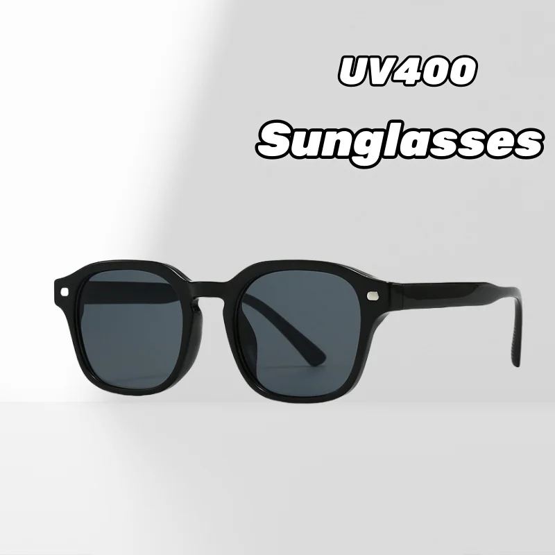 

2025 New Round Small Frame Sunglasses for Europe and America UV400 Sunscreen and UV Protection Outdoor Driving Travel Glasses