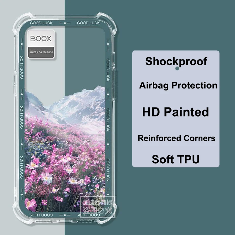 Para Boox P6 P 6 carcasa anticaída BooxP6 funda transparente de silicona TPU suave delgada para Boox Palma 2 carcasa a prueba de golpes para Boox Kant