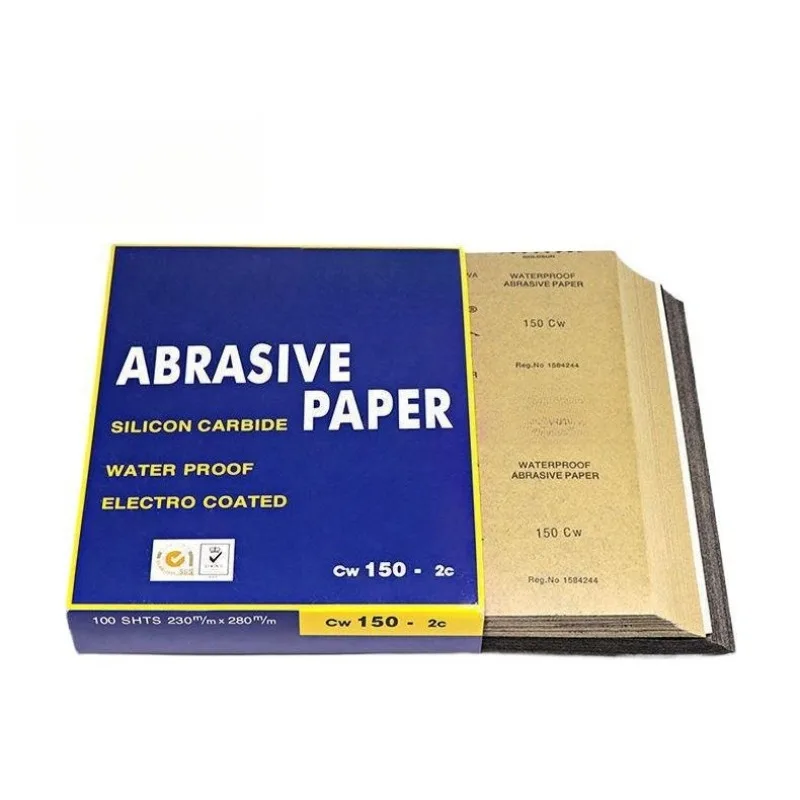 

Multi functional dry wet dual-use waterproof sandpaper, automotive industry metal woodworking jade polishing sand skin