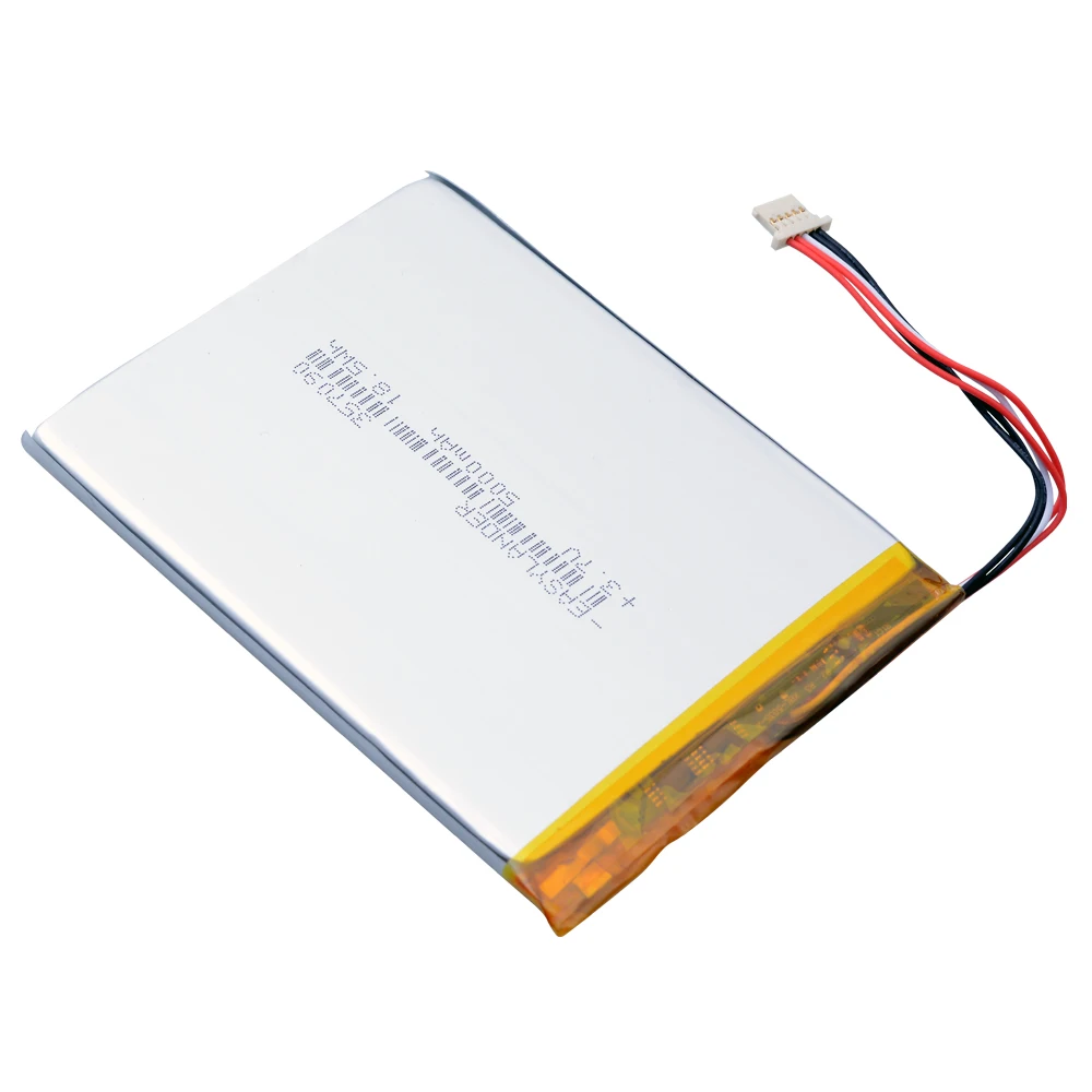 موصل 5 أسلاك 357090   3.7 فولت 5000 مللي أمبير بطارية ليثيوم بوليمر ليبو ليثيوم أيون قابلة للشحن للكمبيوتر اللوحي الكتاب الإلكتروني المعدات الطبية