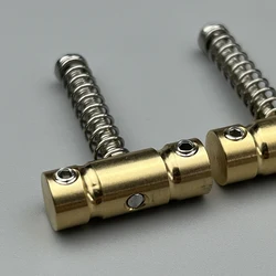 3 pcs In-Tune Goto Compensated Guitar Bridge Saddles Brass Material For TL Well 10.8 mm String Spacing