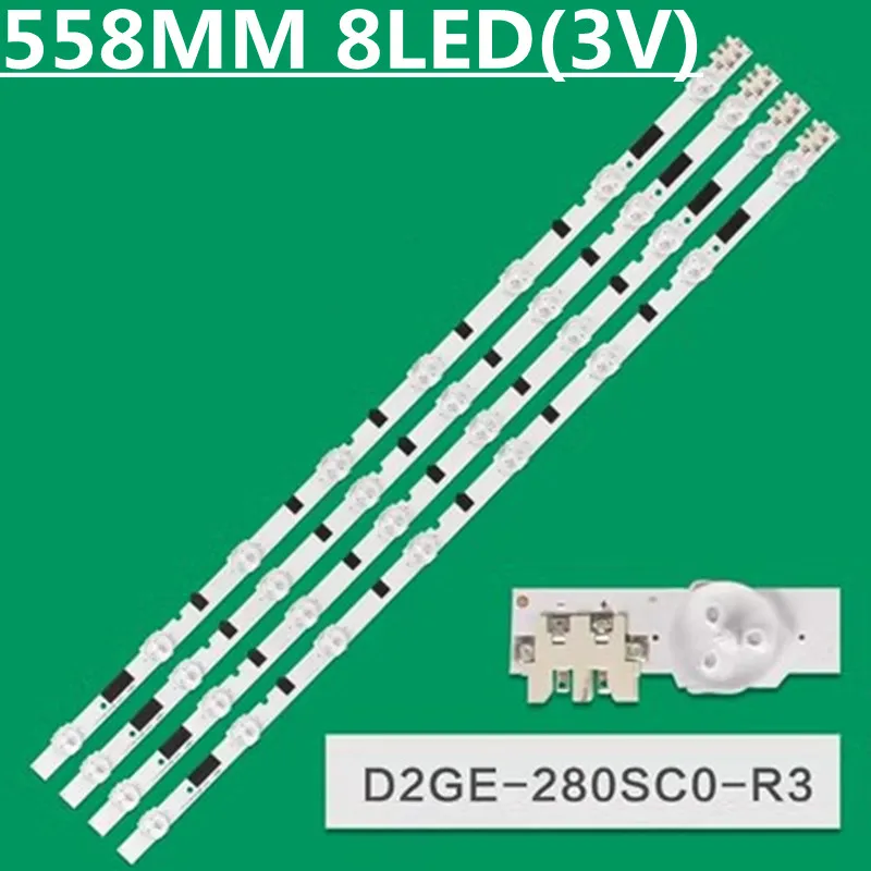 

New LED Backlight Strip 8lamps For D2GE-280SC0-R3 2013SVS28H BN96-25298A HF280AGH-C1 UA28F4000 UA28F4088AR UE28F4000AS HG28EB460