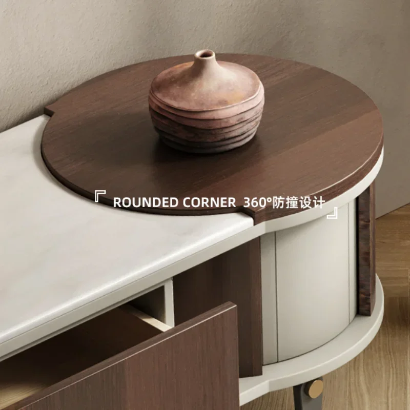 أثاث منزلي، مركز ترفيه، طاولة تلفزيون، خزانة تلفزيون، مهد Mueble يدعم وحدة حامل فاخرة حديثة من Mesa De