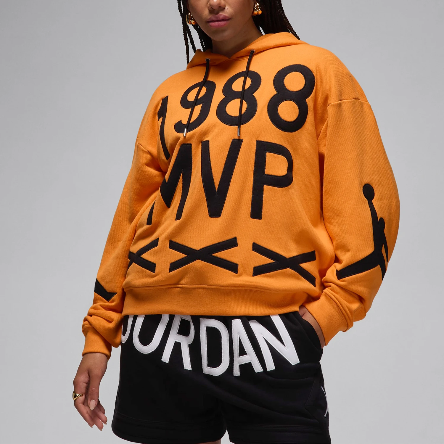 

Nike genuine JORDAN unisex printed knitted hooded pullover FZ7515-806