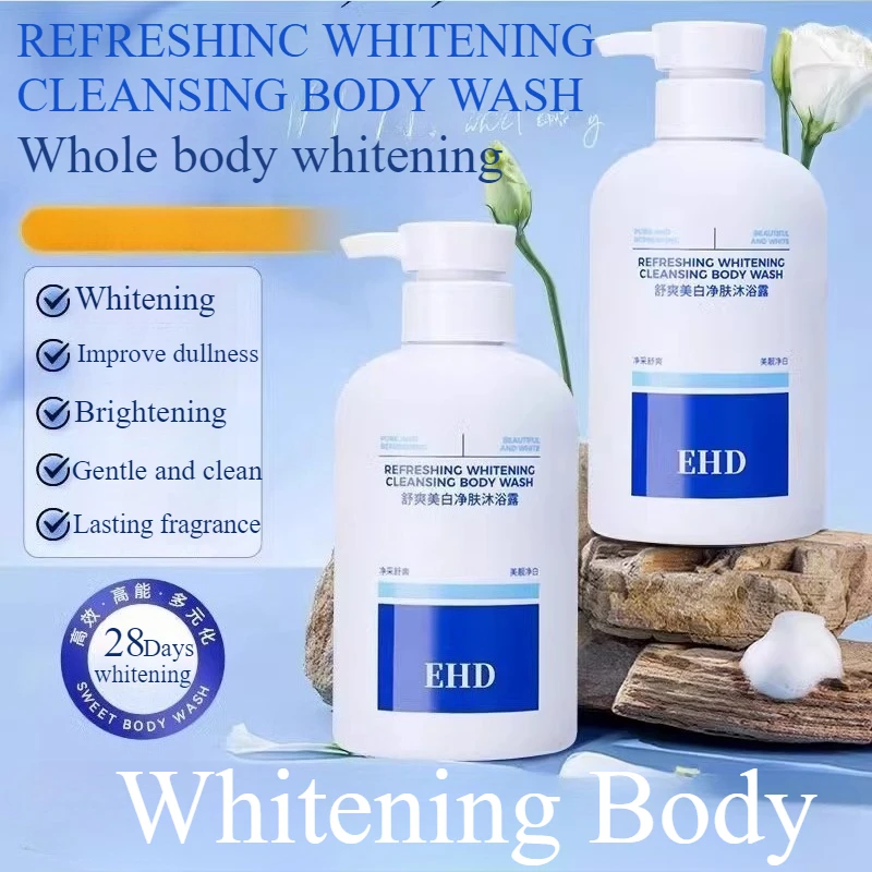 

500ml EHD REFRESHING WHITENING CLEANSING BODY WASH Long-lasting Fragrance Moisturizing Deep Cleansing Brightening Shower Gel