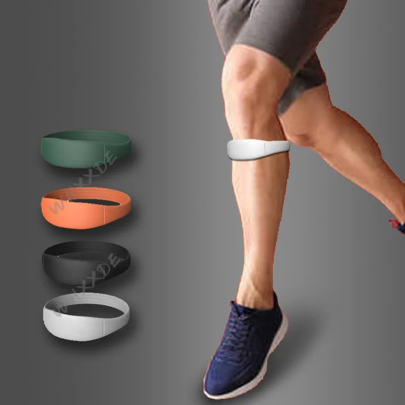 New Patella Strap Knee Brace Silica Gel Patella Belt Elastic Protection Kneecap Running Sports Fitness Basketball Strong Support