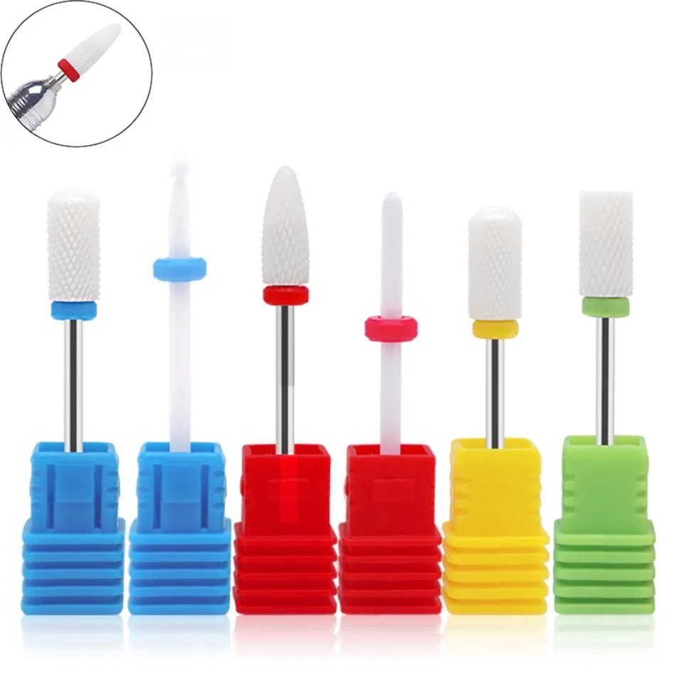 

5 Pcs Dental Ceramic Grinding Head, Electric Grinding Tool, Corn Head, Non-hot, Wear-resistant, Tooth Repair Grinding Head