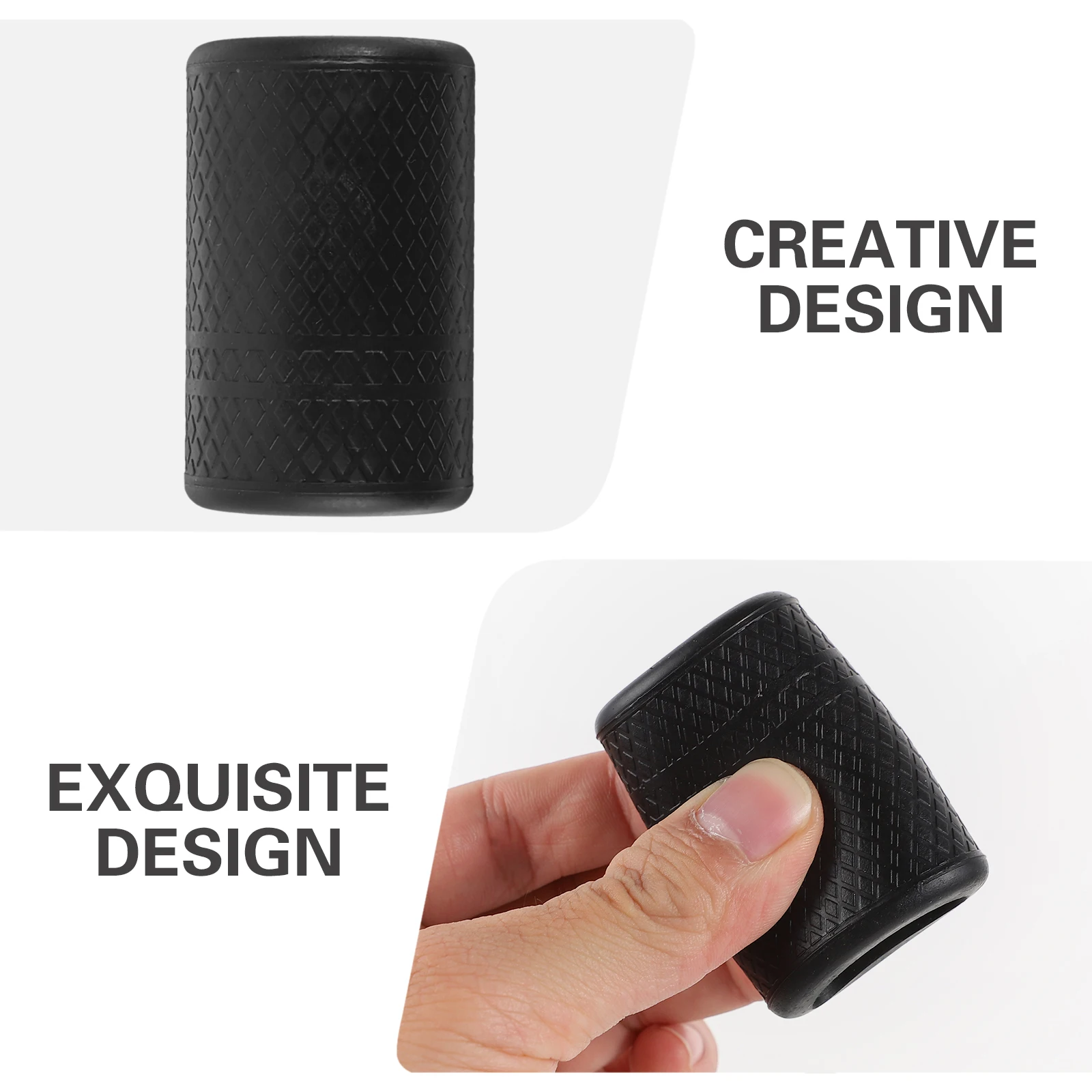 

1pc Tattoo Grip Sleeve High Temperature Resistant 250 Degree Silicone Handle Cover For Pens 27Mm+ Black Anti-Slip Wear-Resistant