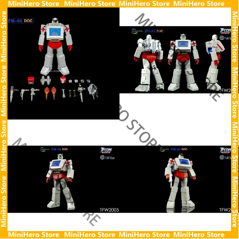 

В наличии Оригинальная фигурка FansToys FT FM-04 Док Рэтчет 1:12, робот, литой металл, научно-фантастическая серия