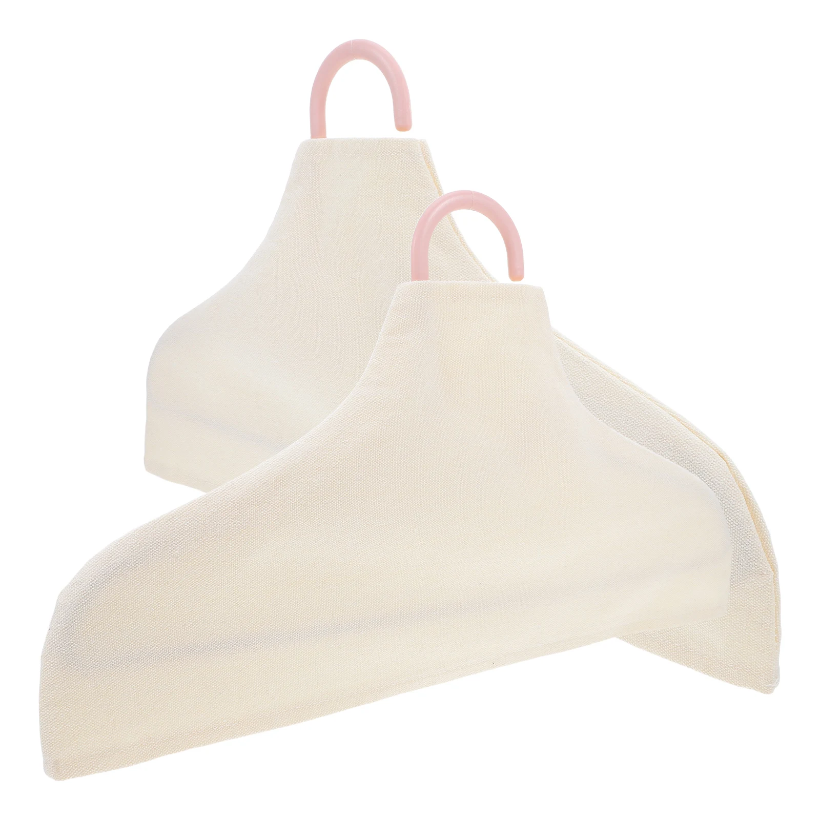 

2Pcs Wooden Hanger Clothes Covers Non Slip Dust Proof Shoulder Cover Sweaters Wool Pants Closet Storage Dress Closet Storage