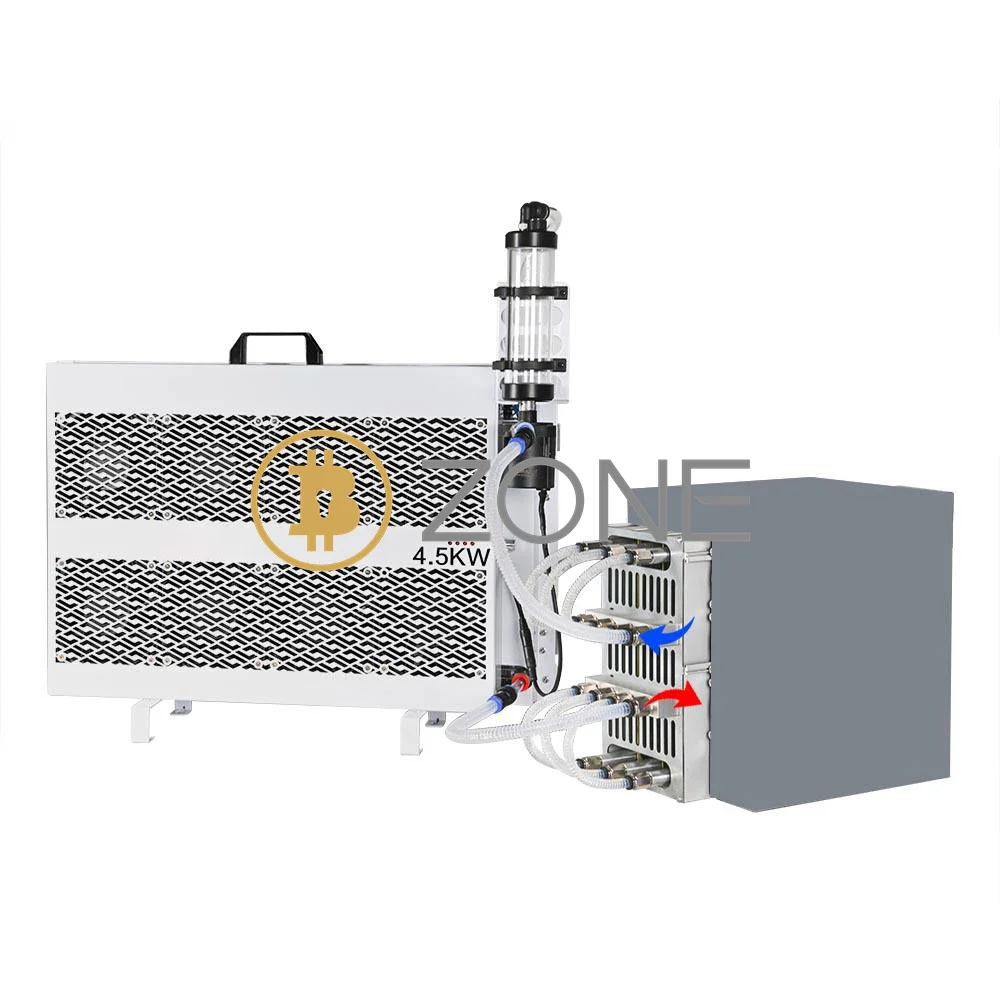 4.5KW 8KW 12KW raffreddamento ad acqua radiatore blocco acqua dispositivo di raffreddamento a secco adatto per Bitmain Antminer S19 S19hydro