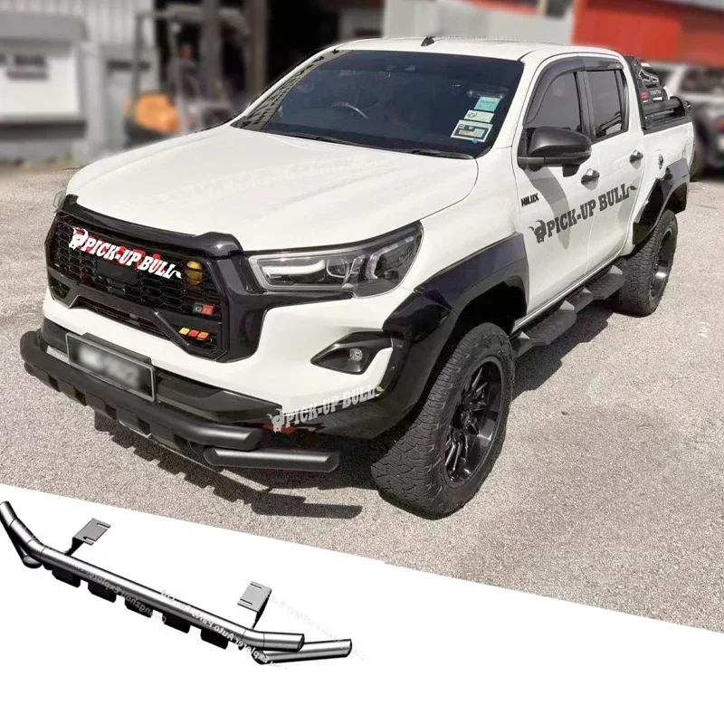 Front Bumper For Hilux 2016-2024, Bull Bar For Hilux Revo Rocco, 4X4 Accessories for Revo