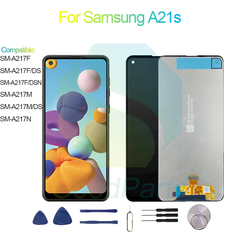 

For Samsung A21s LCD Display Screen 6.5" SM-A217F/M/DS/DSN//N A21s Touch Digitizer Assembly Replacement