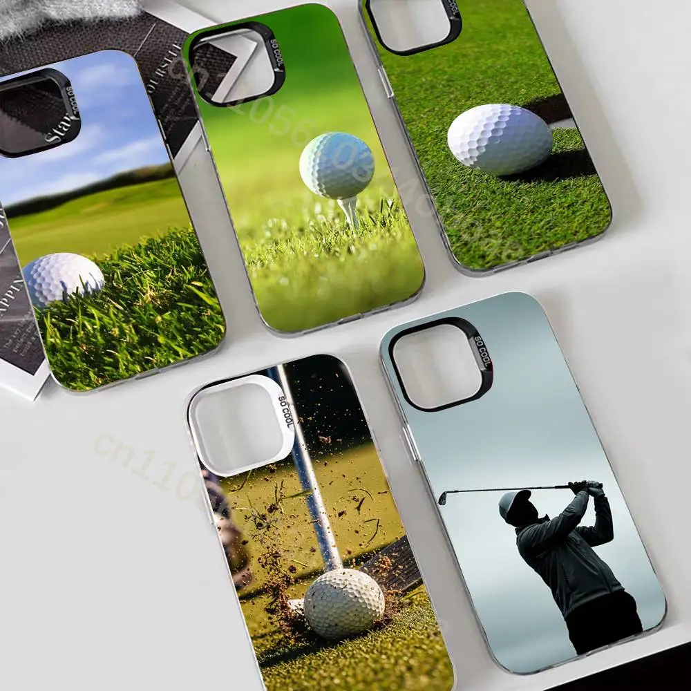 

Sport Golf Ball Phone Case For iPhone 17,16,15,14,13,12,11,Pro,Max,Plus Shockproof Cover