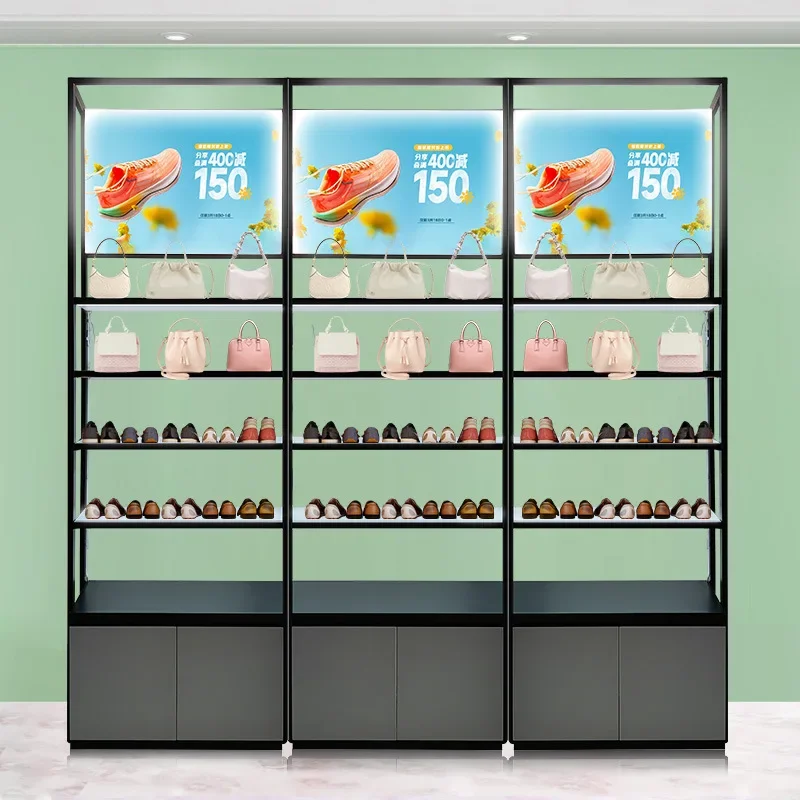 Cosmetics Shelf Skin Care Products Display Cabinet Maternal and Infant Store Container Bag Shoe Rack