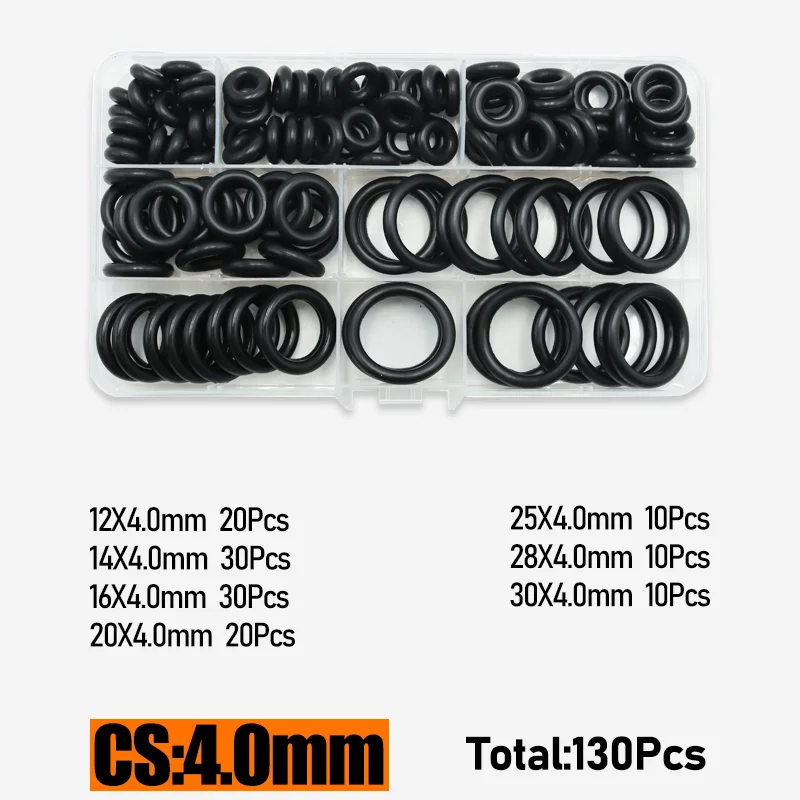 bis zu 3230p O-Ring Gummi NBR Dichtung Unterlegscheibe O Ring Kit Reparatur Wasserhahn Rohr Auto Sanitär Dichtung Ölbeständig Hochtemperatur-O-Ring – Detail 16