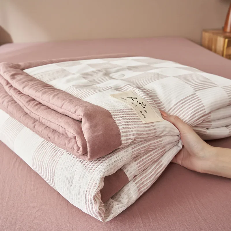 

2025 class A Jiugongge jacquard soybean summer quilt summer cool quilt air conditioner quilt single piece cool and comfortable