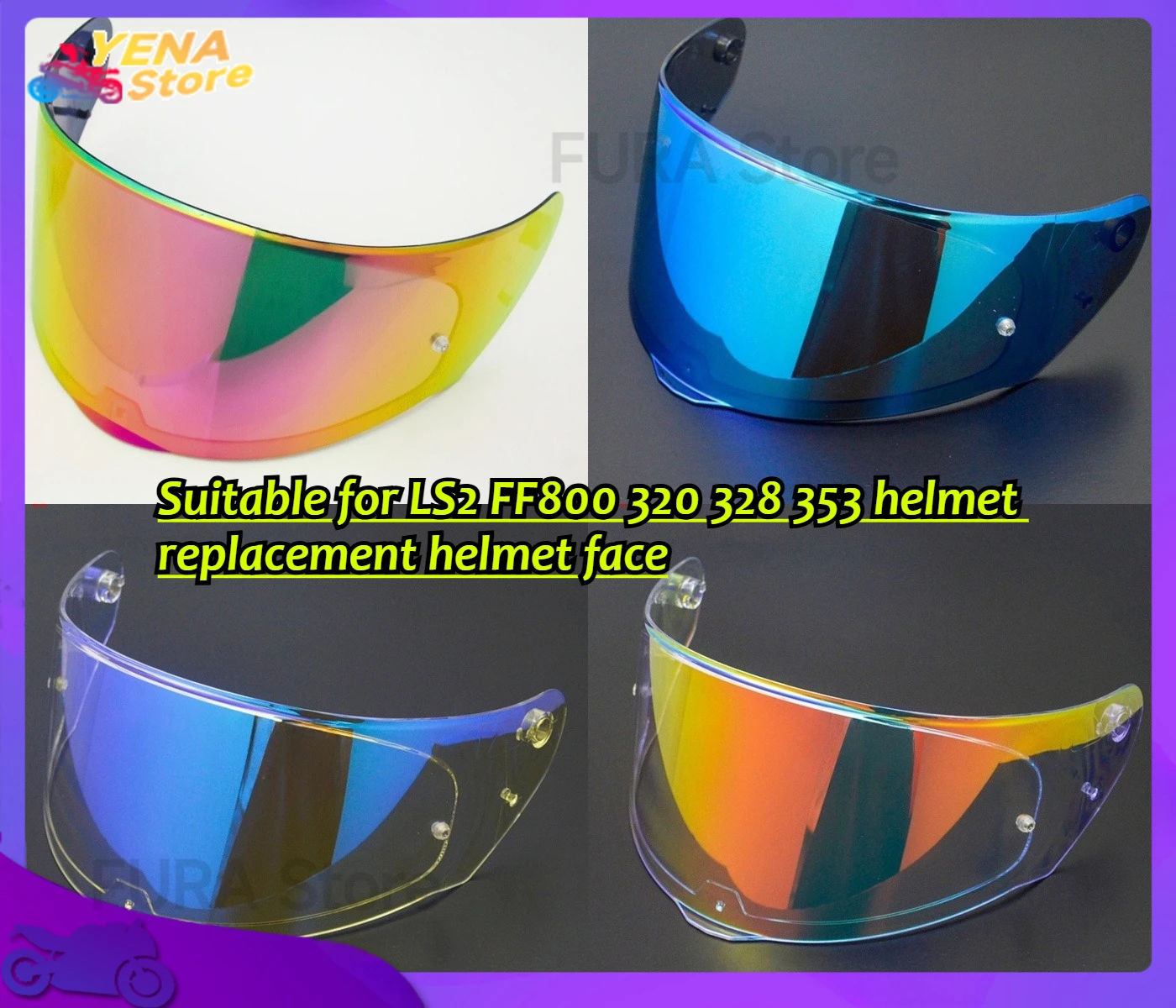

Suitable for LS2 FF800 320 328 353 helmet replacement helmet face mask glasses goggles motorcycle helmet parts and accessories
