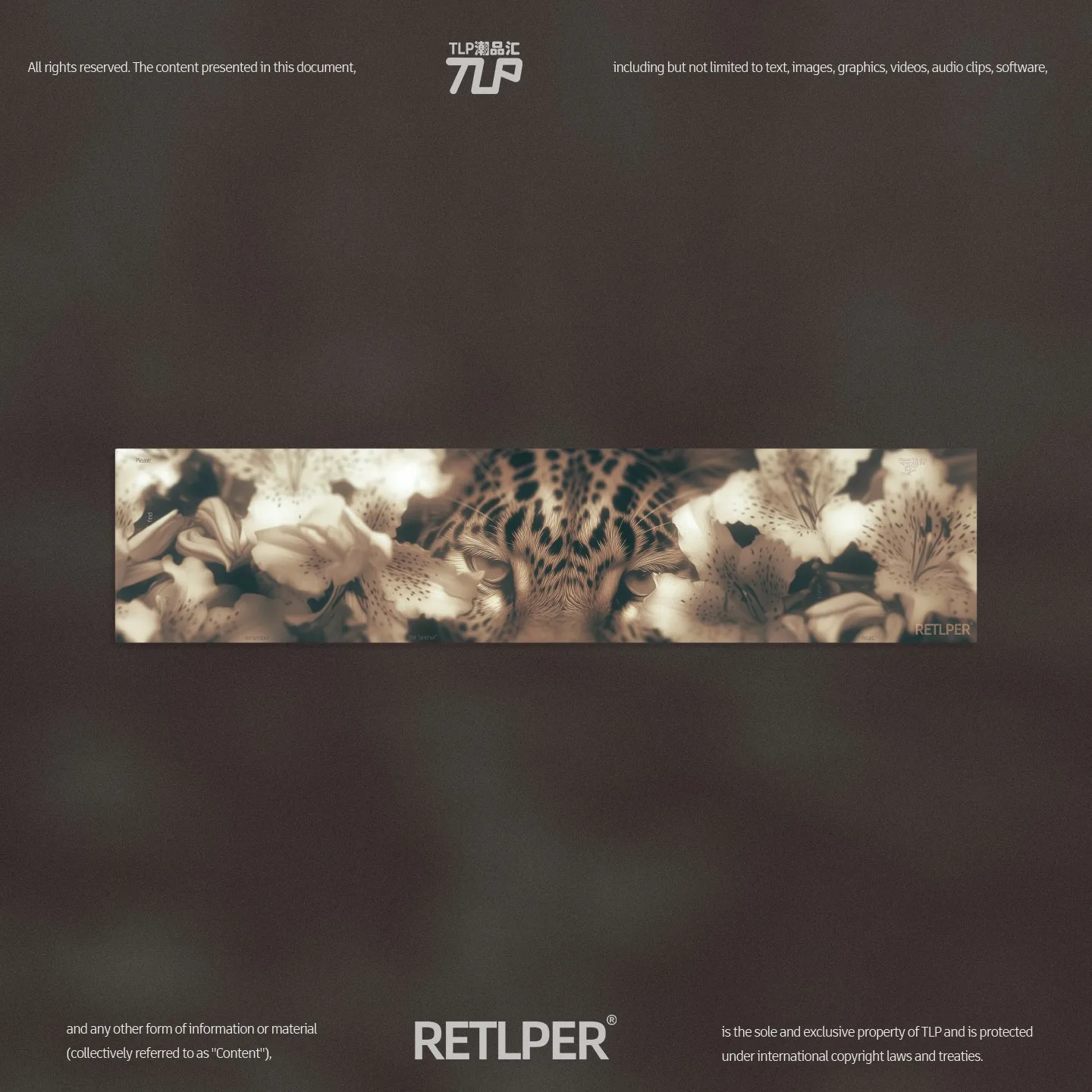 Retlper Reflective Car Stickers Original Leopard and Flower Natural Elements Original Force Waterproof Flat Stickers