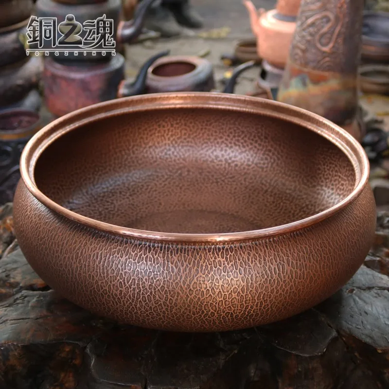 純銅製品の洗面器 楽天市場】銅 洗面器 32cm 日本製 H-605 イオン効果 : 生活館Livinza
