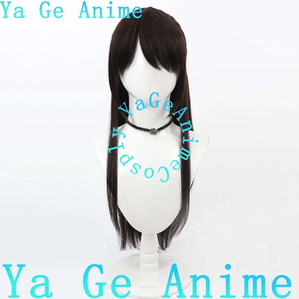 Ya Ge Anime Store الأزرق الأرشيف Airi Kurimura شعر مستعار تأثيري ألعاب أنيمي هالوين كرنفال حفلة الشعر الاصطناعية مقاومة للحرارة
