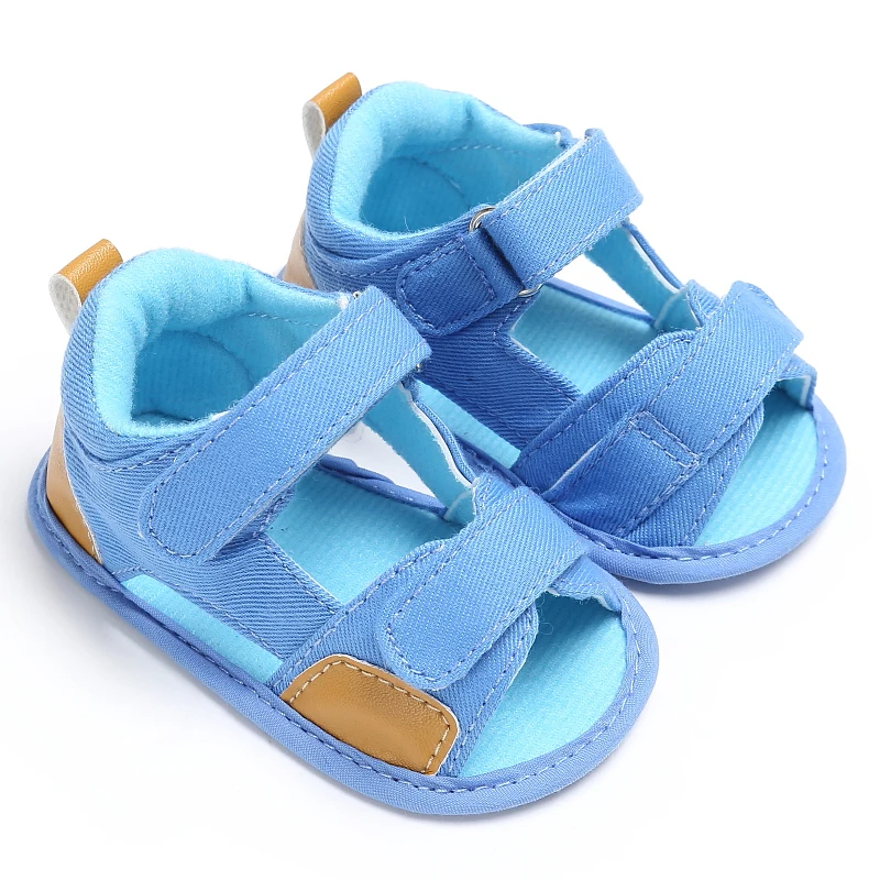 0-18M Boys Handsome Baby Shoes Summer Fashion Classic Baby Sandals Soft Sole Comfortable and Lightweight Casual Walking Shoes