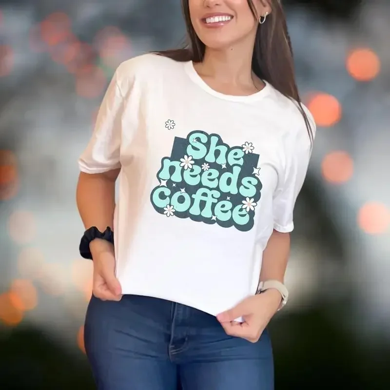 Coffee Lover's T Shirt s for Friends Addicts lovers She needs