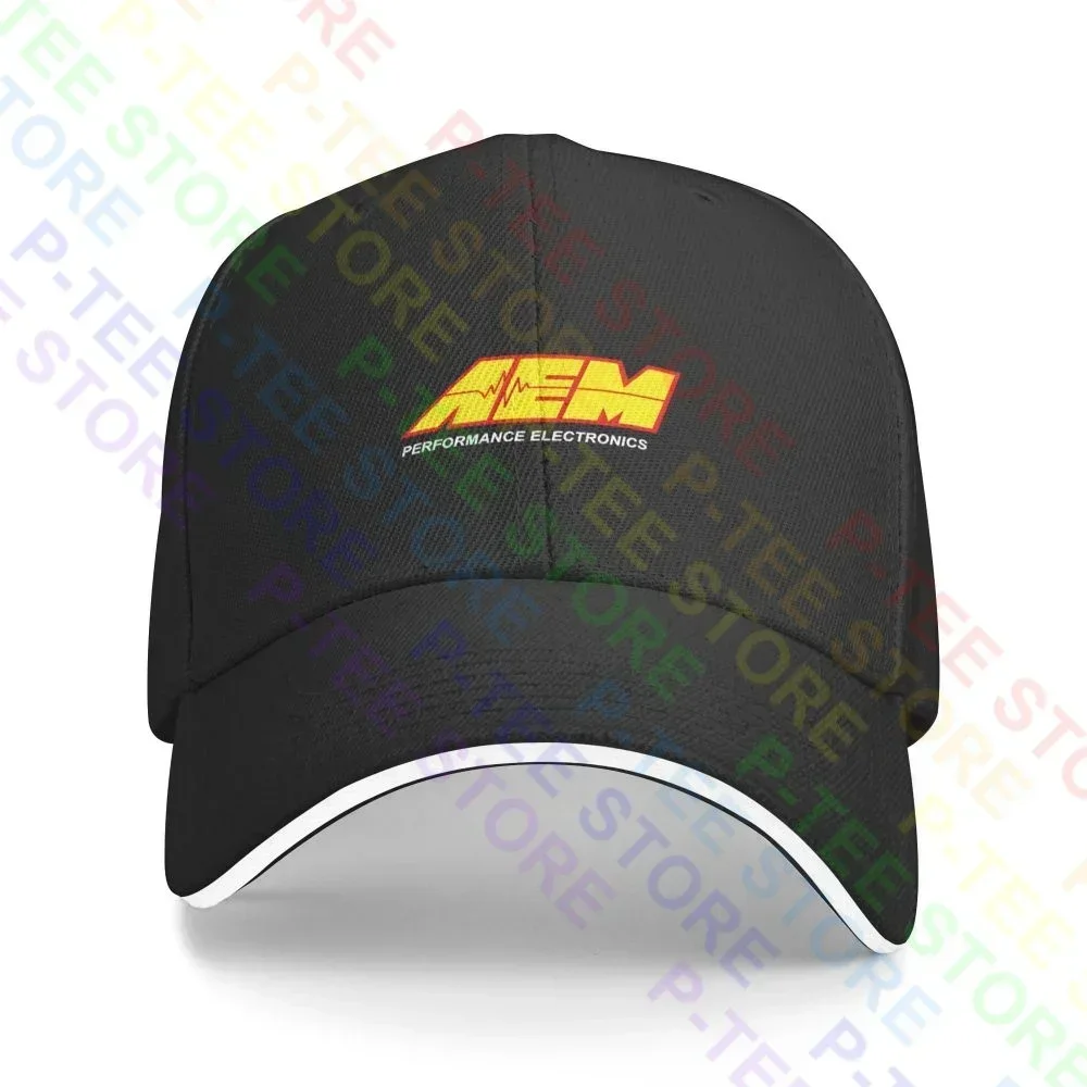 

Aem Logo Performance Electronics Racing Engine Systems Sandwich Cap Baseball Cap Trucker Hat Hot Deals