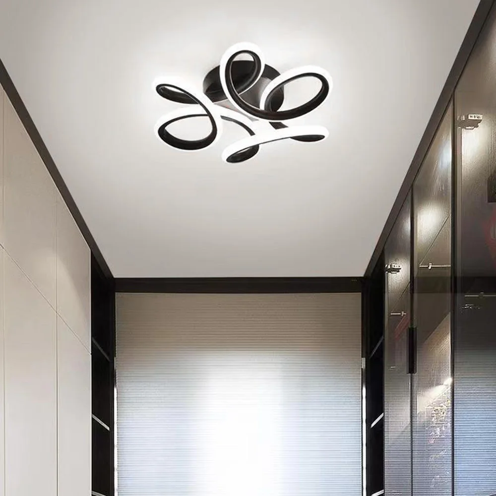 Modern Flower LED Ceiling Light, Household LED Chandelier, 220V, Iluminação para Quarto, Sala de estar, Corredor, 20W