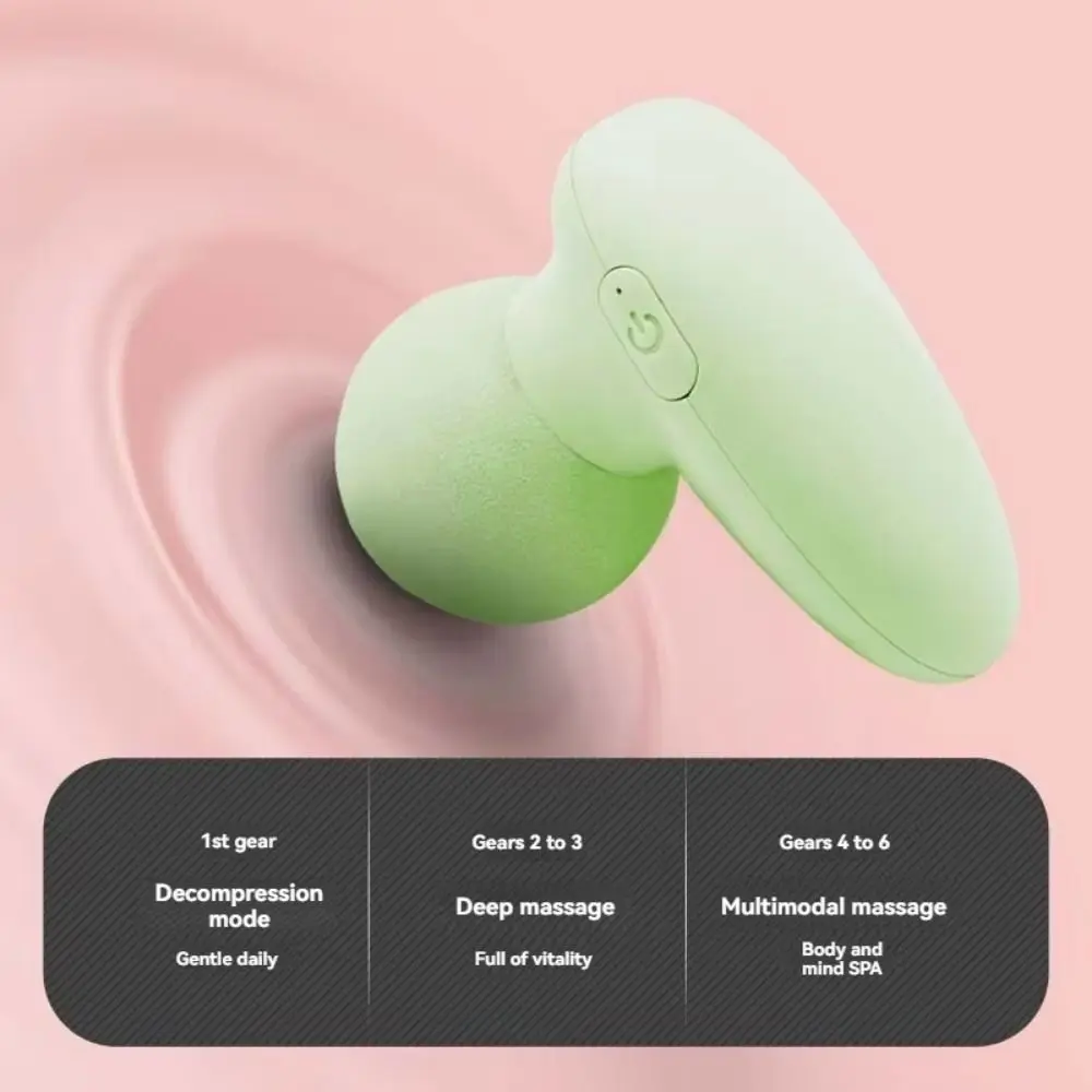 

Portable Mini Fascia Massager Adjustables 6 Modes Deep Tissue Massage Device Wear Resistant Comfortable
